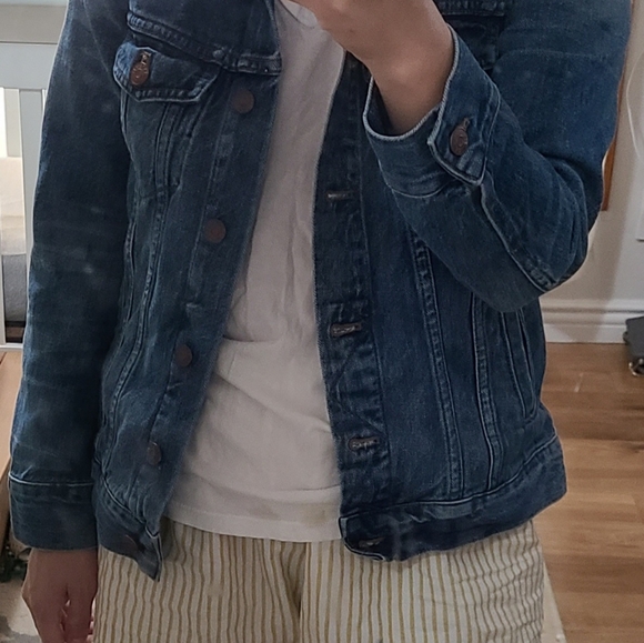 MADEWELL classic jean jacket xs vintage denim blue